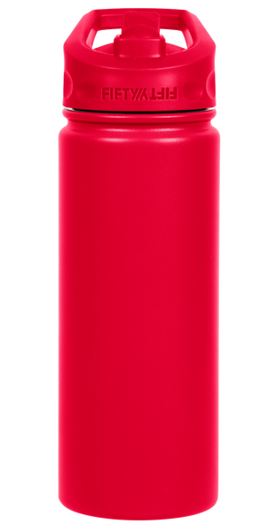 18oz Bottle with Wide Mouth Straw Cap