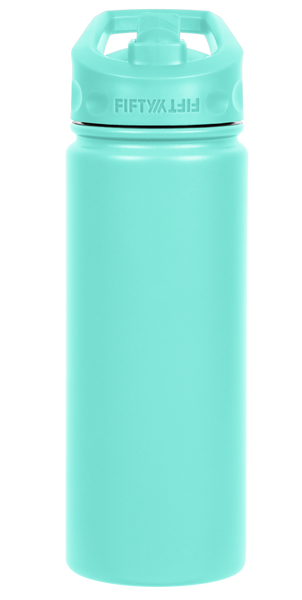 18oz Bottle with Wide Mouth Straw Cap