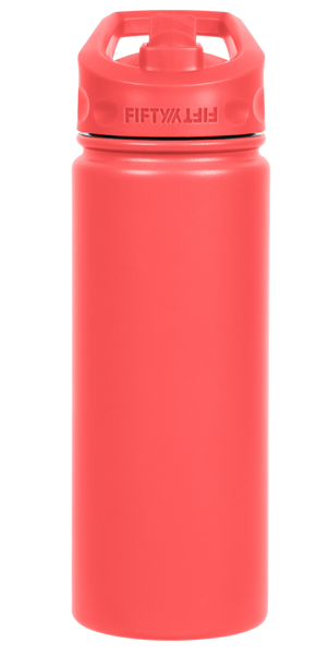 18oz Bottle with Wide Mouth Straw Cap