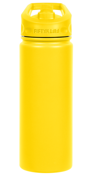 18oz Bottle with Wide Mouth Straw Cap