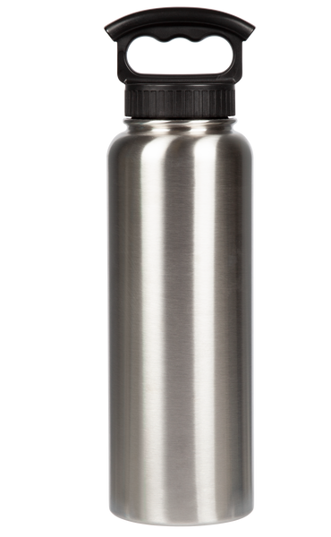 40oz Stainless Steel Bottle w/3 Finger Lid