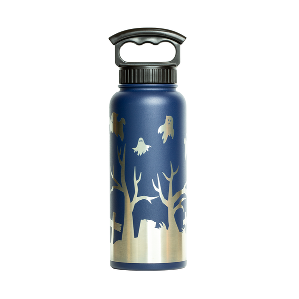 34oz Navy Blue Graveyard Bottle - Limited Edition