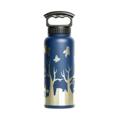 34oz Navy Blue Graveyard Bottle - Limited Edition