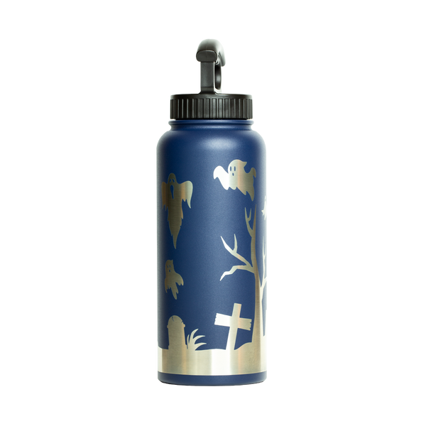 34oz Navy Blue Graveyard Bottle - Limited Edition