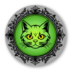 SPOOKY CAT STICKER