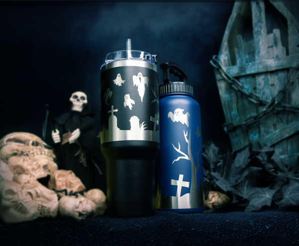 40oz Black Graveyard Mug - Limited Edition