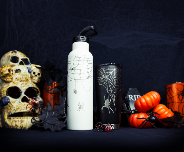 20oz Black Spider Tumbler - Limited Edition