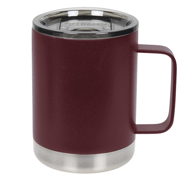 12oz Camp Mug with Slide Lid | Fifty Fifty Bottles