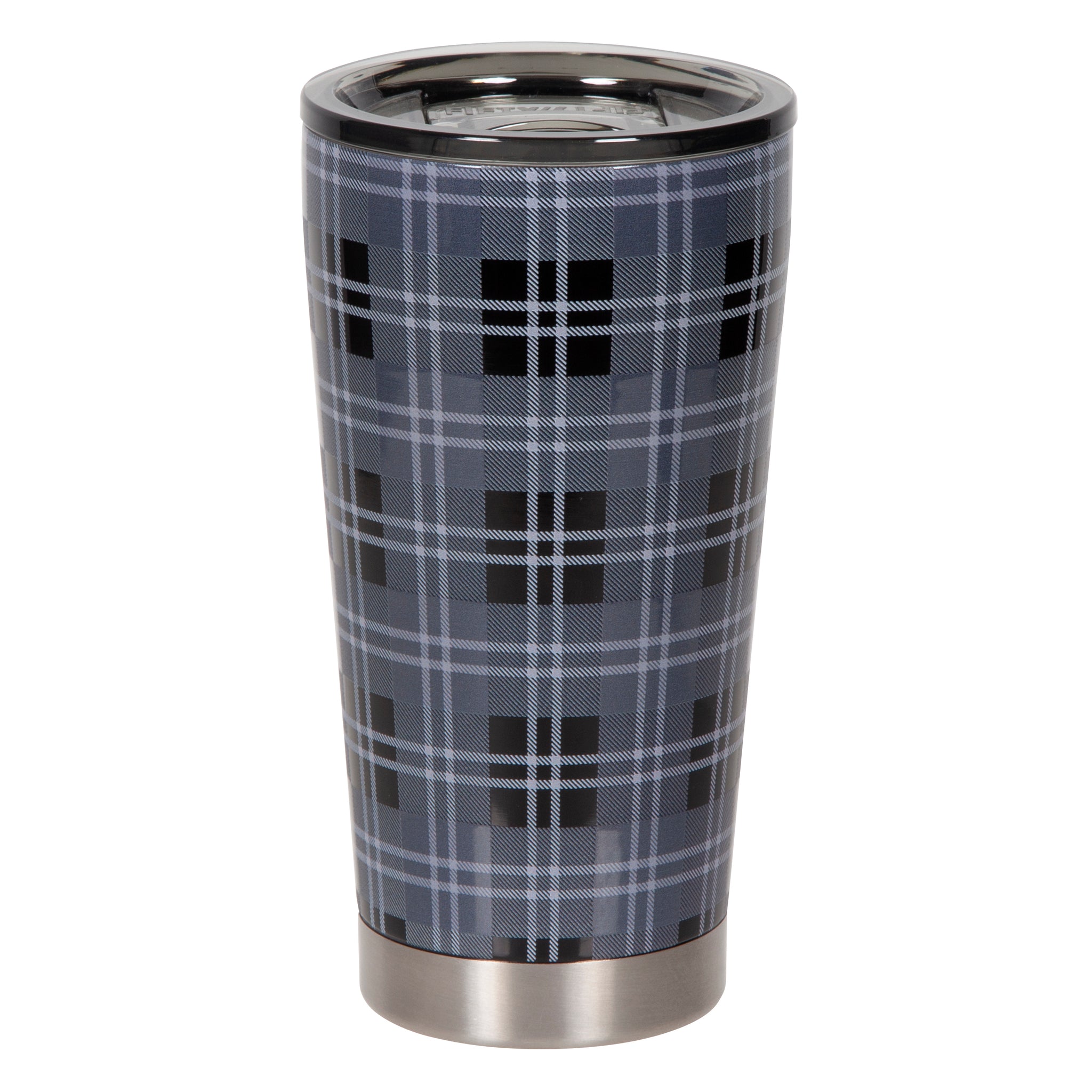 16oz Texture Printed Plaid Tumbler