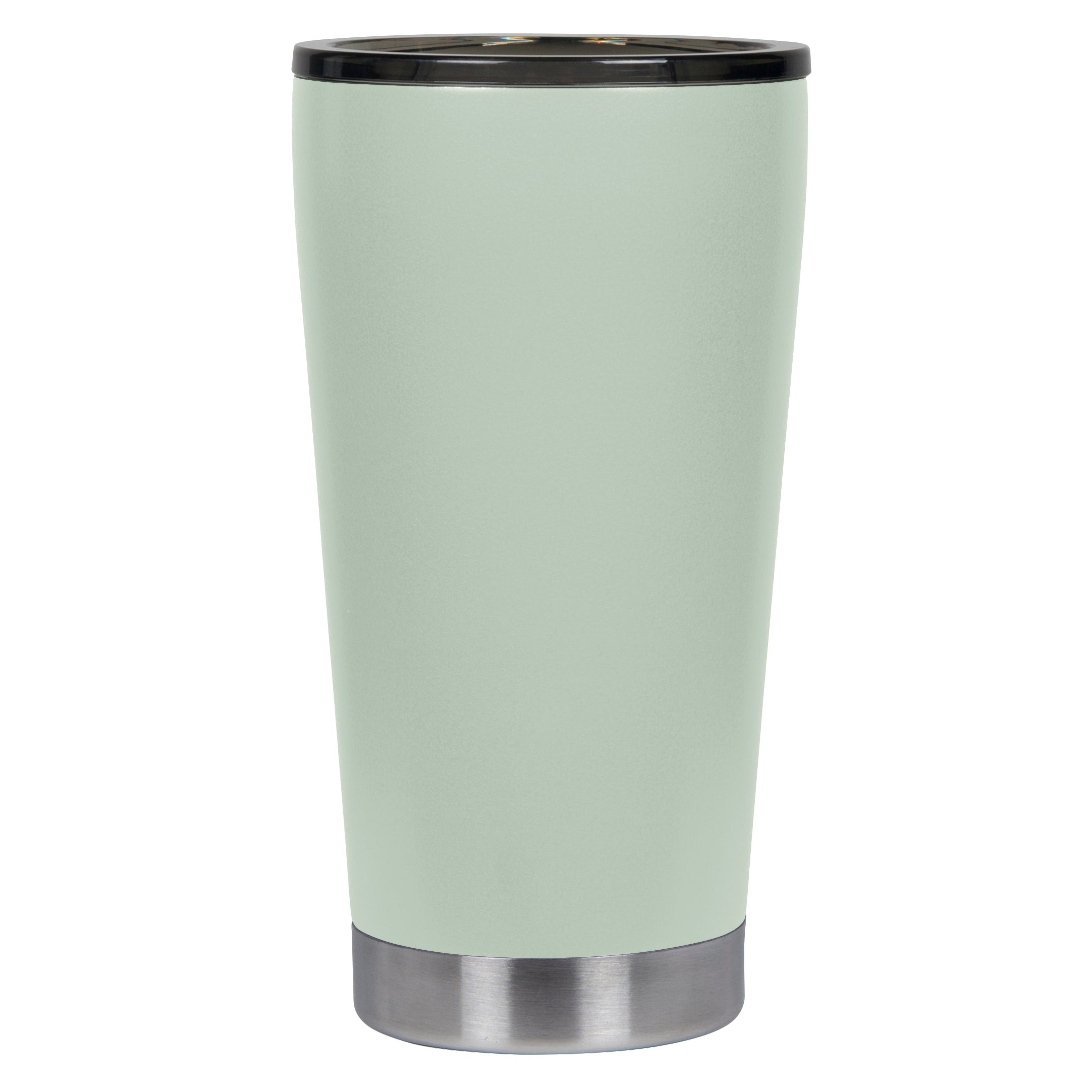 16oz Sage Green Lidded Tumbler with Straw