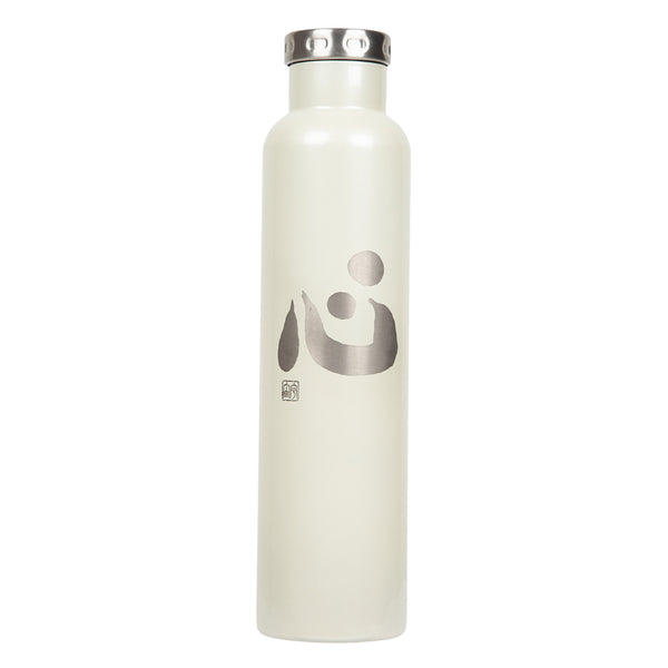750mL/25oz "Heart" Shodo Wine Growler (Pearl White) | Fifty Fifty Bottles
