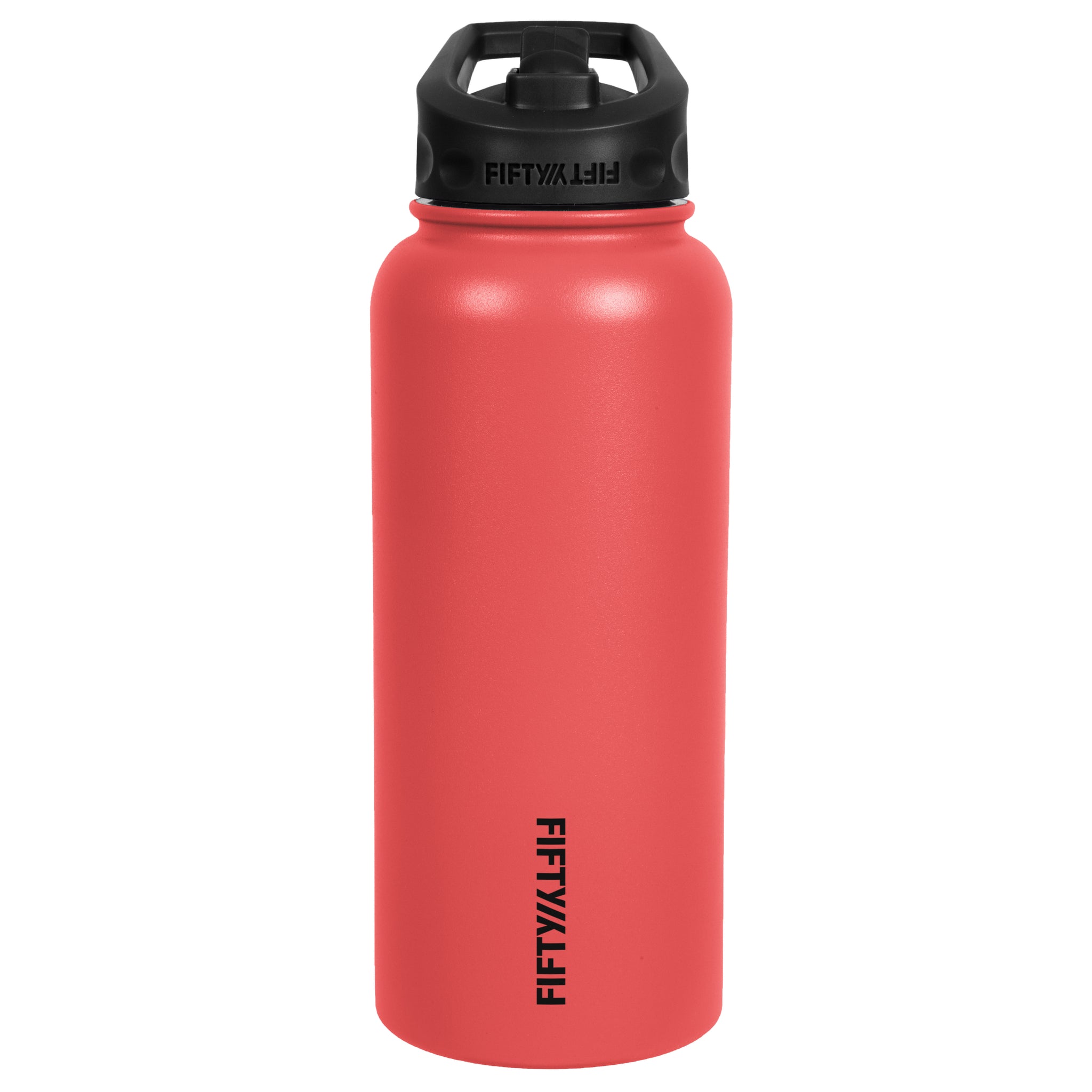 14 Oz Wide Mouth Water Bottle With Straw Lid