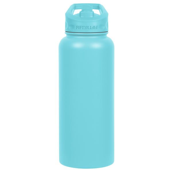 Pastel 34oz Bottle w/ Matching Wide Mouth Straw Cap