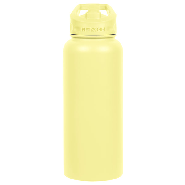 Pastel 34oz Bottle w/ Matching Wide Mouth Straw Cap