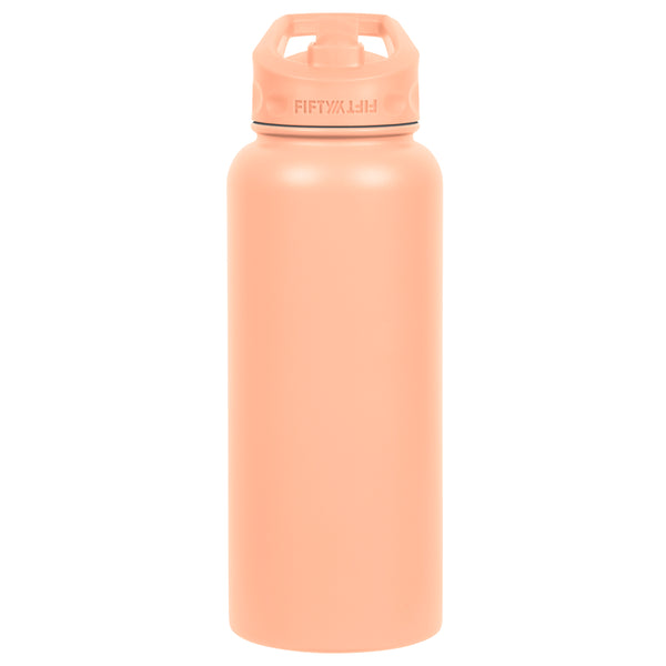 Pastel 34oz Bottle w/ Matching Wide Mouth Straw Cap