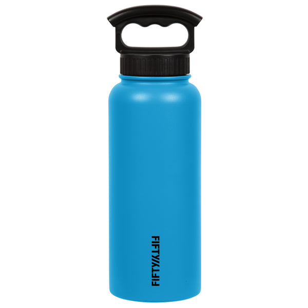 34oz Bottle with Wide Mouth 3 Finger Lid | Fifty Fifty Bottles