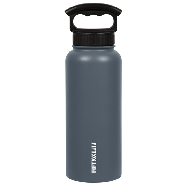 34oz Bottle with Wide Mouth 3 Finger Lid | Fifty Fifty Bottles