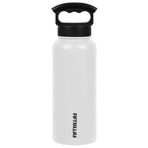 34oz Bottle with Wide Mouth 3 Finger Lid | Fifty Fifty Bottles