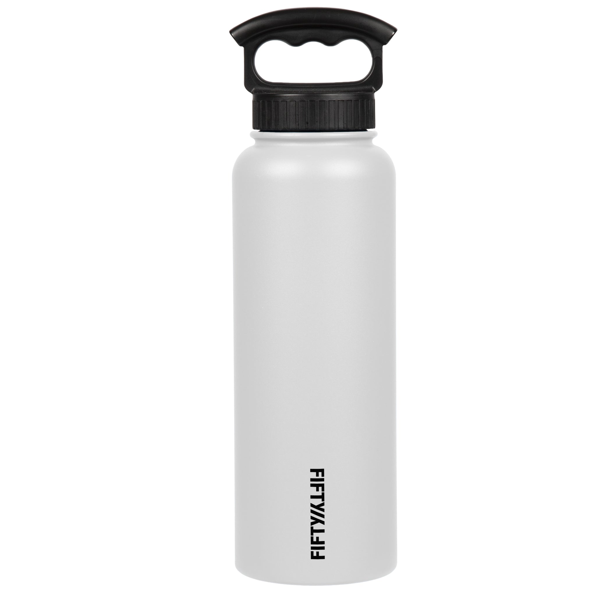 Thermoflask Double Stainless Steel Insulated Water Bottle with Two Lids, 40  oz, White –