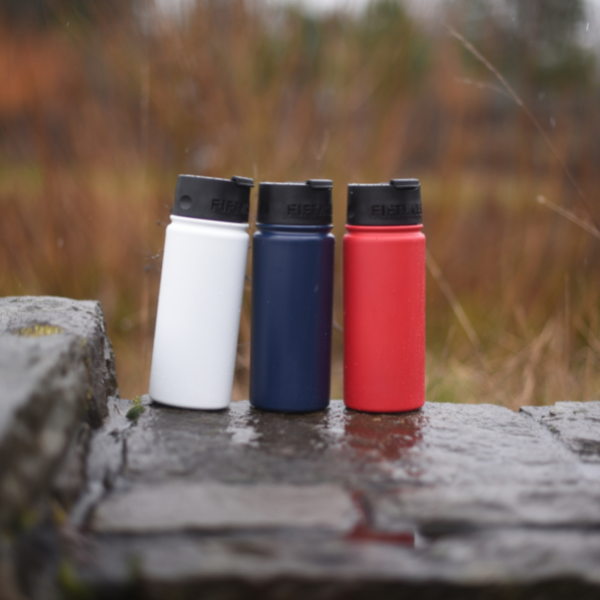 16oz Bottle with Wide Mouth Flip Lid