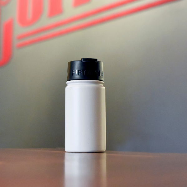 12oz Bottle with Wide Mouth Flip Lid