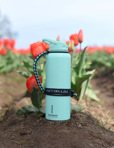 34oz Bottle with Wide Mouth Straw Lid