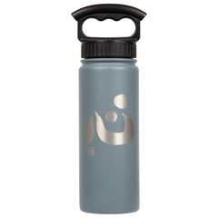 18oz/530mL "Heart" Shodo Bottle (Slate Grey) | Fifty Fifty Bottles