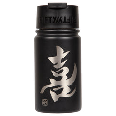 12oz/354mL "Joy" Shodo Flip Top Bottle (Black) | Fifty Fifty Bottles