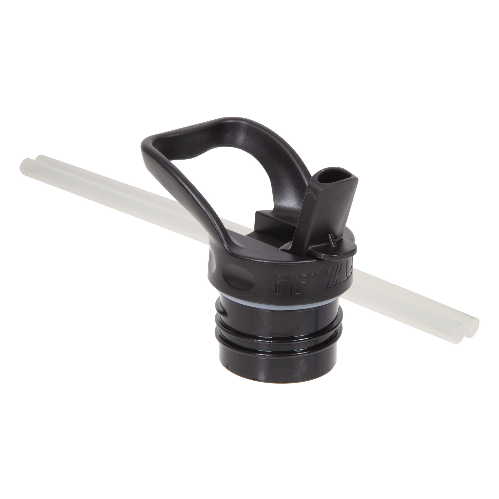 64oz Tank Straw Lid - Black– FIFTY/FIFTY Bottles