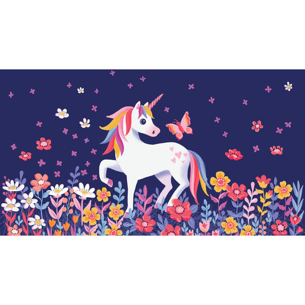 12oz Kids Bottle with Straw Cap - Unicorn | Fifty Fifty Bottles